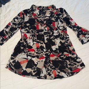 Abstract Patterned Blouse